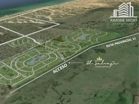 Lote en Venta Chacras Marítimas El Salvaje, Ruta 11 Km 427 - Opción de compra conjunta de 2 lotes linderos