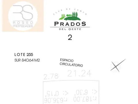 Lote en Venta - Prados del Oeste 2