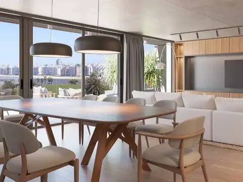 Venta apto 2 dormitorios, con terraza en Pocitos