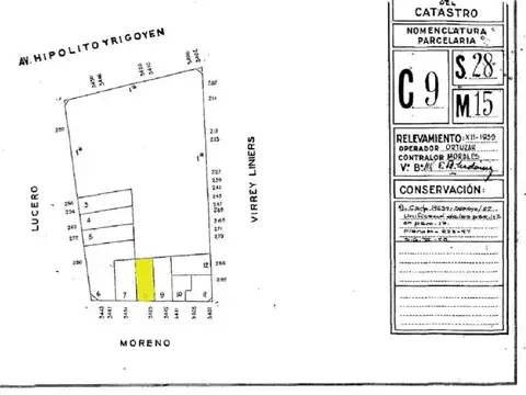 LOTE en ALMAGRO  PB   3 PISOS   1 RETIRO