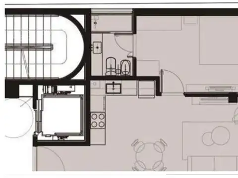 Departamento en Venta en Vicente Lopez Vias / Rio, USD 230.000