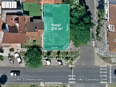 Importante lote en esquina sobre Av. Constitucion - Ideal desarrollo inmobiliario