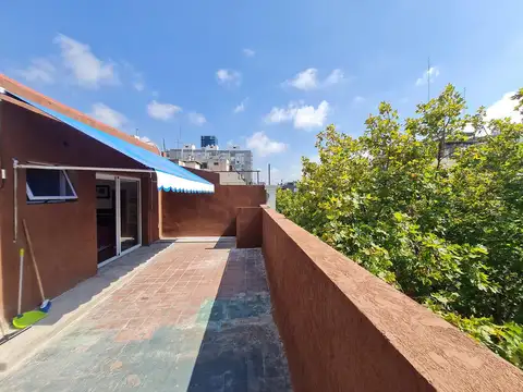 Departamento amoblado en alquiler con terraza propia en palermo -expensas incluidas