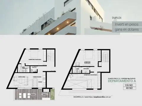 Departamento en Venta de 4 ambientes