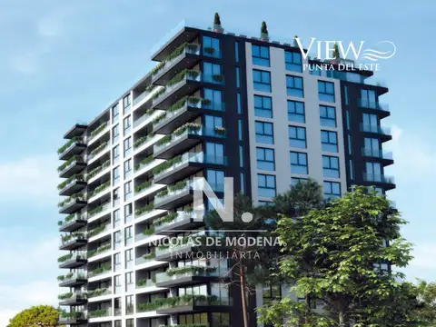 Vende monoambiente en edificio view, Punta del Este