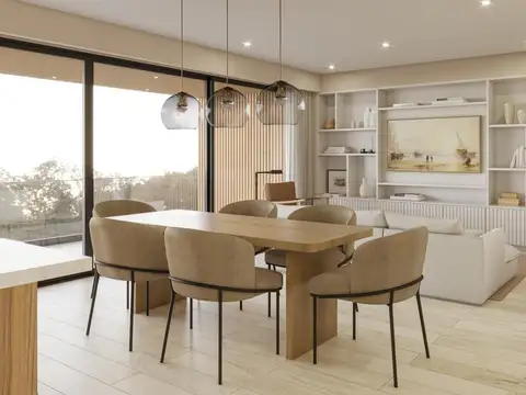 Departamento 3 ambientes con 2 baños