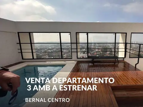 VENTA DEPTO 3 AMB 2 BAÑOS  BERNAL CTRO SEGURIDAD