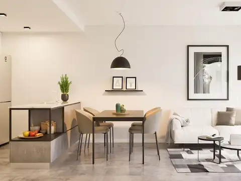 Departamento 2 ambientes con 1 baño