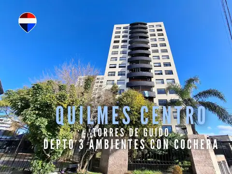 ALQUILER DEPTO 3 AMB CON COCHERA QUILMES