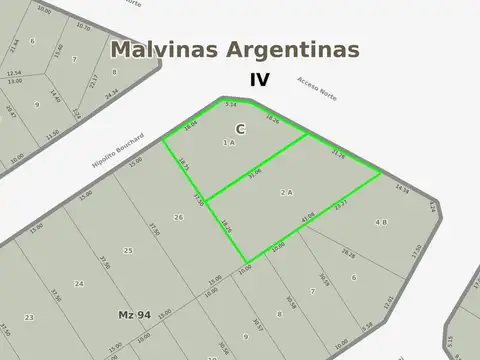 Terreno en Venta de 1160,0 m2