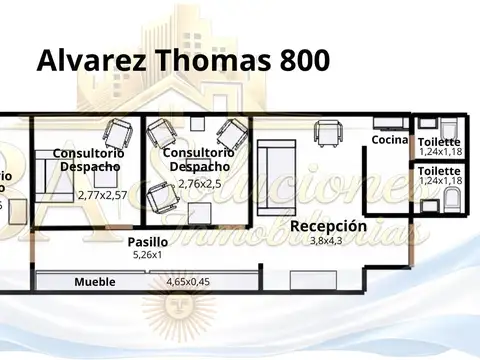 Departamento en Venta con 1 cocheras