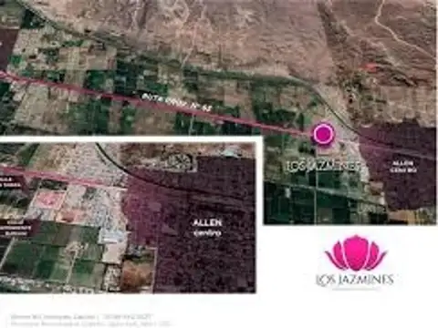 Venta lotes 320 m2 "Los Jazmines" Allen - RN