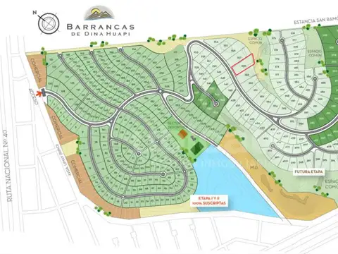 Terreno en Venta en Dina Huapi, USD 192.000