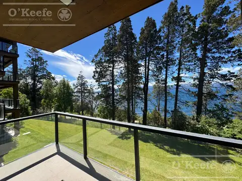Departamento 3 ambientes con Vista al lago en  Barrio Cerrado, Melipal, Bariloche.