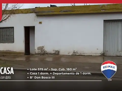 EN VENTA Casa en B° Don Bosco III Neuquén