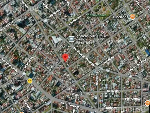Terreno en Venta 26  mts Fondo