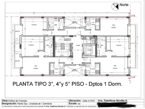 Departamento Monoambiente con 1 baño