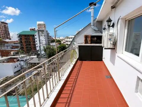 Monoambiente con balcon terraza en Villa Urquiza