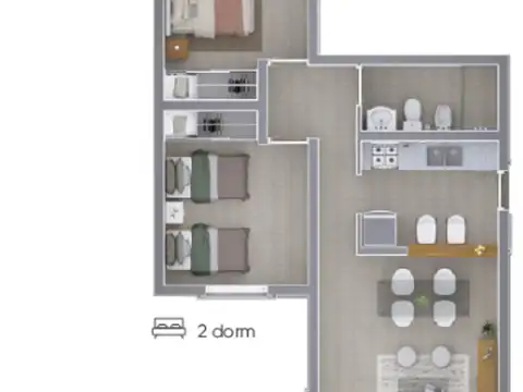 Casa en Venta de 2 dormitorios