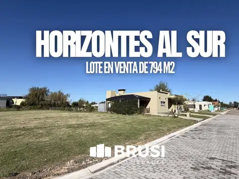 TERRENO EN VENTA EN HORIZONTES AL SUR - LOTE 87