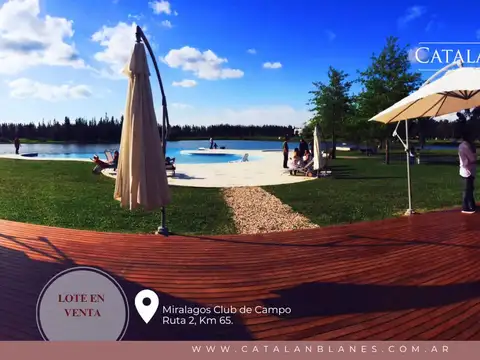 RUTA 2 - MIRALAGOS II -  LOTE VISTA AREA VERDE