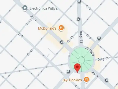 Plaza Italia e/ Avenida 44 y Diagonal 74