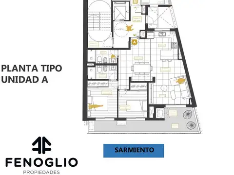 Departamento en Venta al Oeste