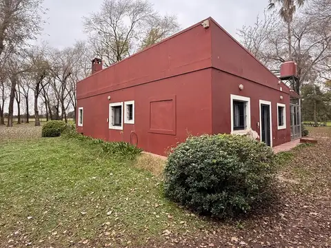 Campo con Casa y Forestación en arroyo seco