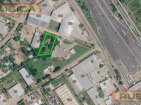 Venta de lote 1.539 m2 en Triangulo Industrial de Malvinas Argentinas a 50m Panamericana