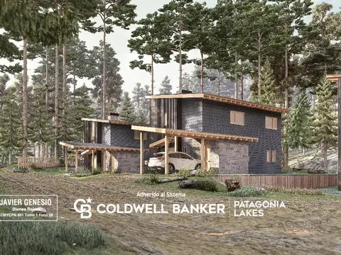 Venta Casa Villa La Angostura 122 m2 en pozo, vista parcial lago 3 dormitorios Villa Correntoso