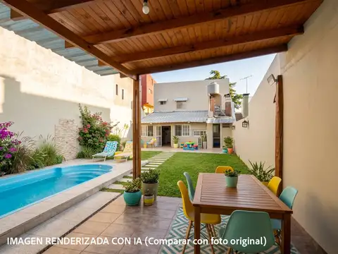 VENTA CASA 4 AMBIENTES CON PILETA - BILLINGHURST, SAN MARTÍN - ACEPTA PERMUTA 