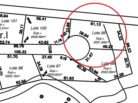 Terreno en Venta de 2000,0 m2