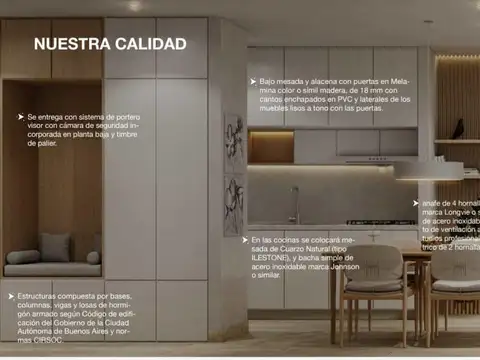 Departamento en Venta de 3 ambientes