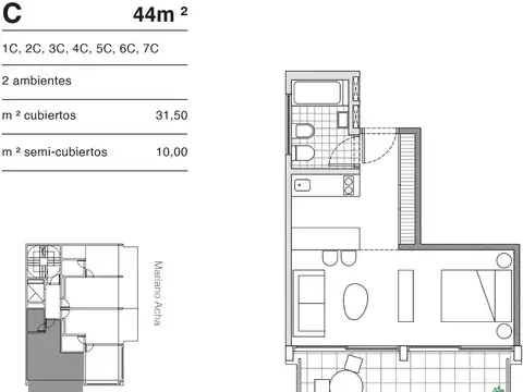Departamento en Venta en Villa Urquiza, USD 118.800