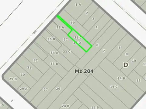 LOTE EN VENTA LA PLATA CASCO URBANO CERCA ACCESOS