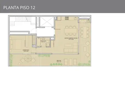 Departamento en Venta en Nuñez, USD 235.000