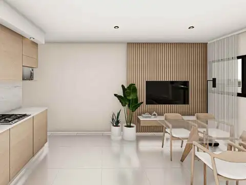 Depto en pozo de 1 dormitorio