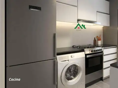 Departamento 4 ambientes con 2 baños