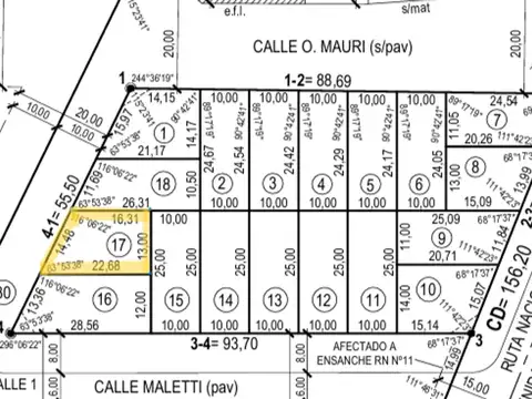 Terreno en Venta en Santo Tome, USD 35.000
