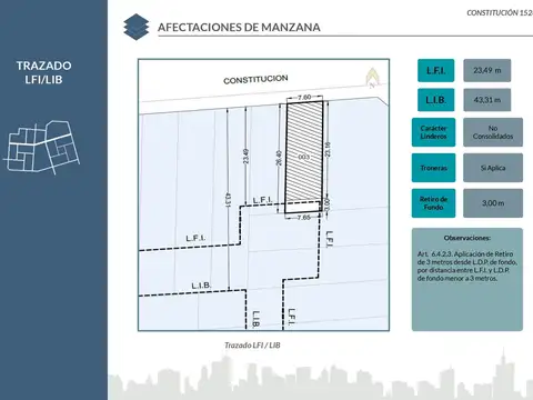 Terreno en Venta baja incidencia m2