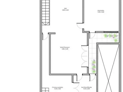 Depto Tipo Casa en Venta de 4 ambientes