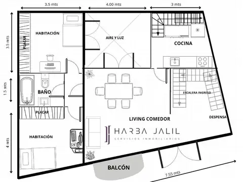 Depto Tipo Casa en Venta 40 años