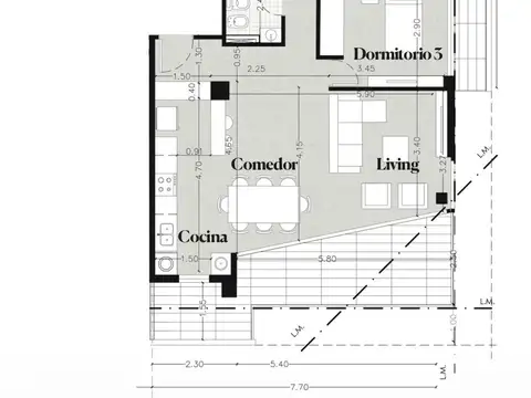 Departamento en Venta con 2 cocheras