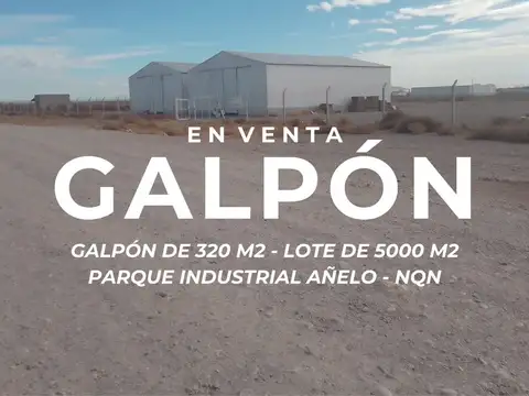 VENTA GALPÓN PARQUE INDUSTRIAL AÑELO