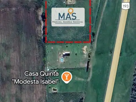 Terreno rural sobre Corredor del MERCOSUR