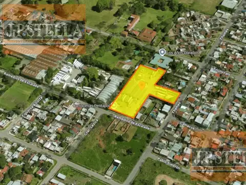 Galpón 1550 m² en Fracción de 7200 m² - Frente y Salida a 2 calles - Villa Luzuriaga