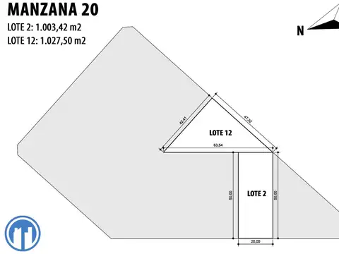 Terreno en Venta de 1000,0 m2