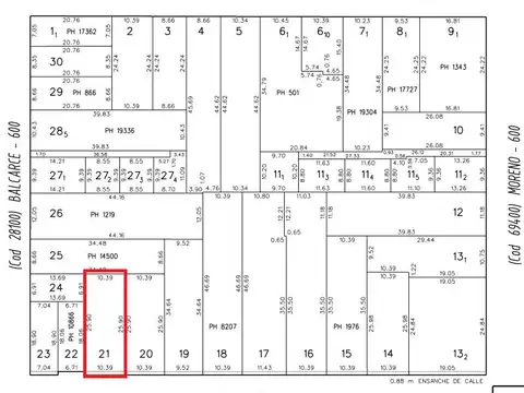 Terreno en Venta en Centro, USD 490.000