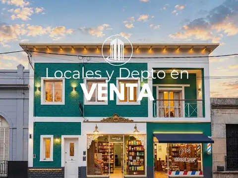 Vendo. propiedad con locales y departamento céntrico. concordia, er.