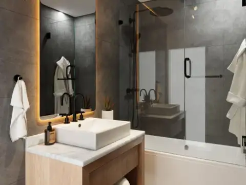 Departamento Monoambiente con 1 baño